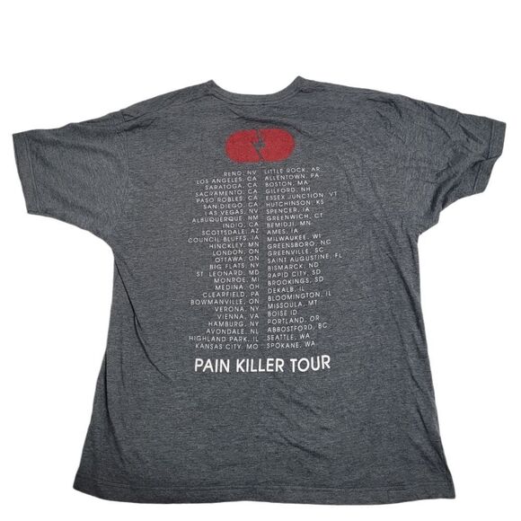 LITTLE BIG TOWN t-shirt 2014 Pain Killer gray tour tee unisex XXL - Picture 2 of 5